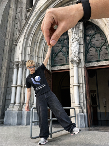 LAMECUBE T-SHIRT porté