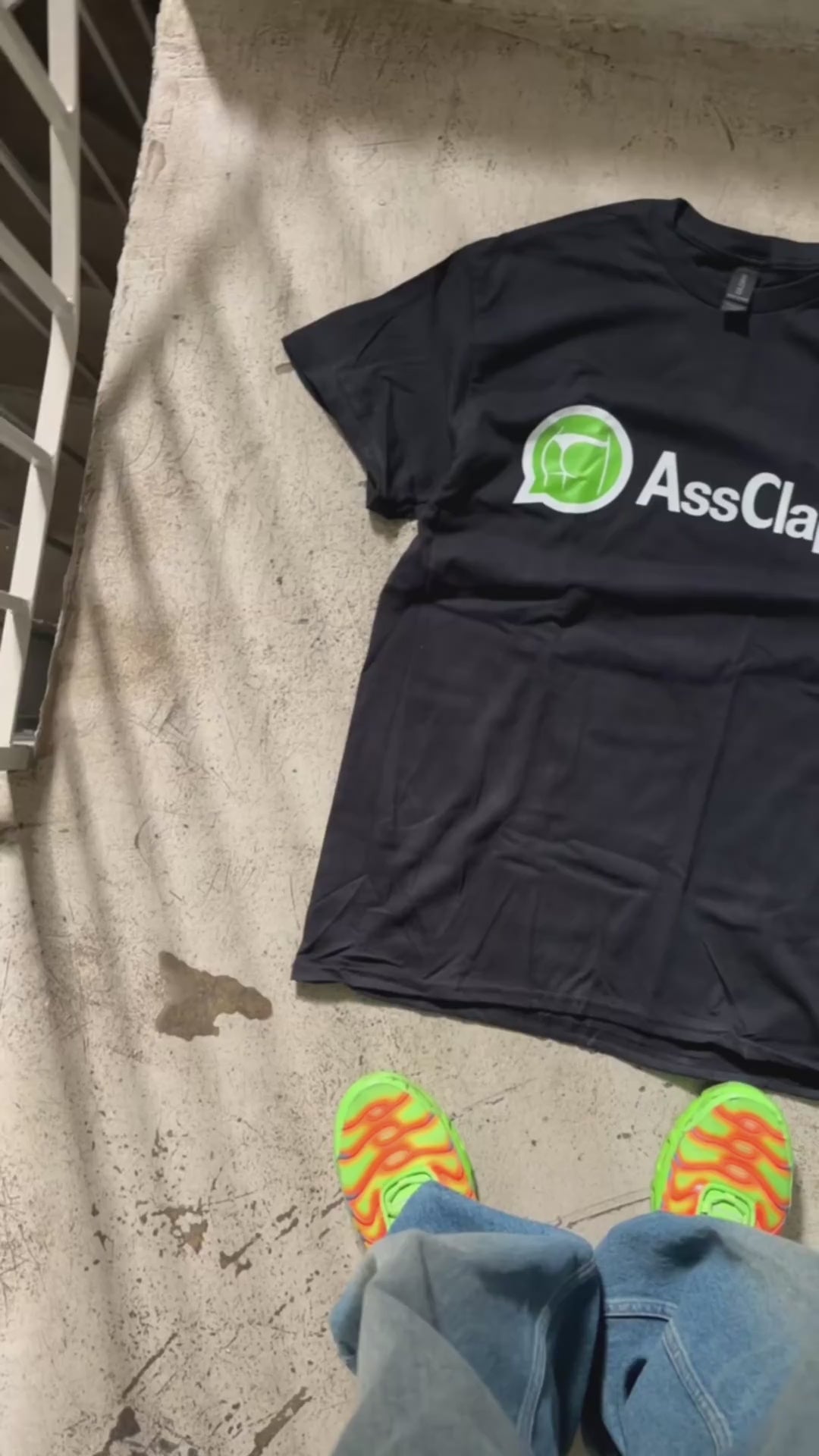 Vidéo ASSCLAP T-SHIRT (white)