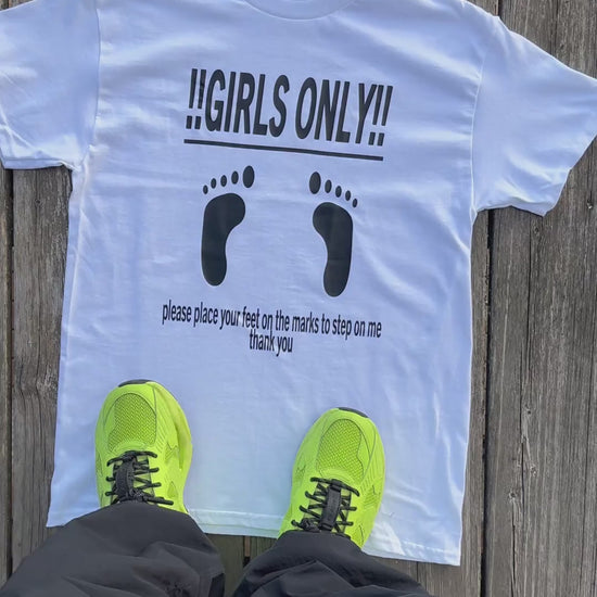 Vidéo GIRLS ONLY T-SHIRT (blanc)